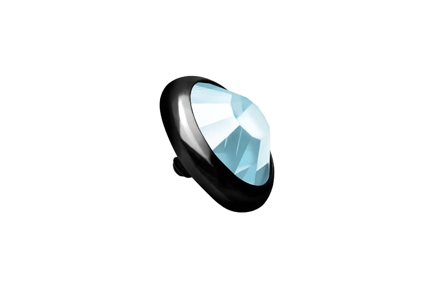 Titan Dermal Anchor Aufsatz DISC + KRISTALL ++SALE++ von Piercingline